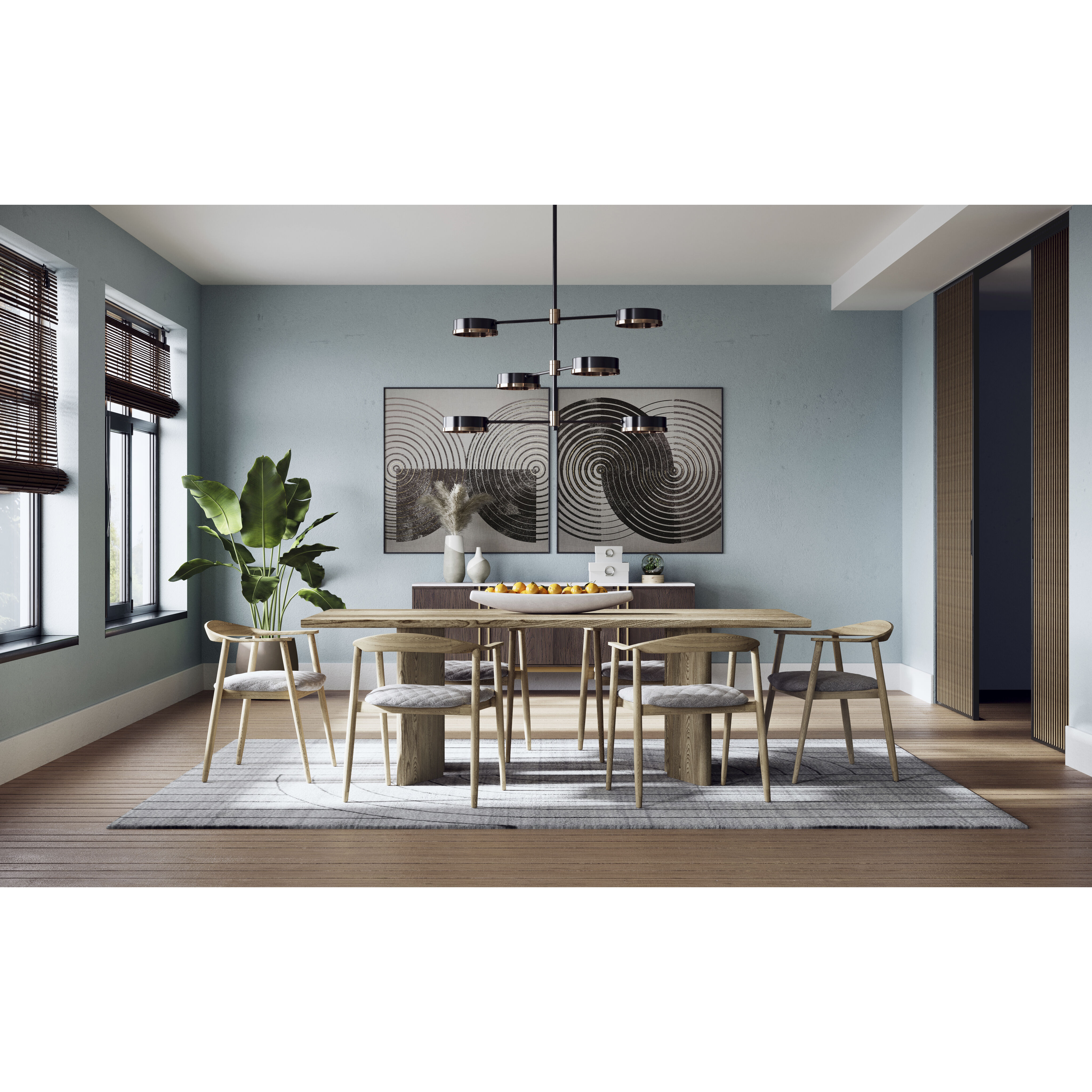 Jeremy Weathered Oak / Dove Cream Dining Armchair